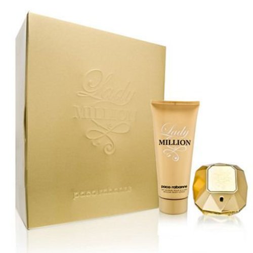 Paco Rabanne Lady Million dāvanu komplekts EDP 80 ml un ķermeņa losjons 100 ml Lady Million sievietēm
