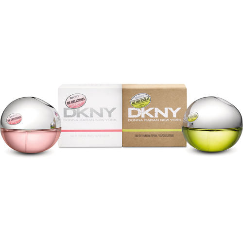DKNY Be Delicious dovanų rinkinys EDP Kvepalai 30 ml ir Be Delicious Fresh Blossom EDP Kvepalai 30 ml Moterims