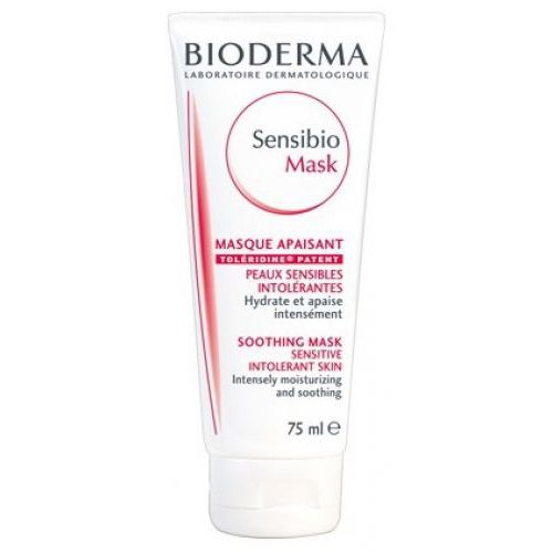 Bioderma SENSIBIO Soothing Mask (Sensitive Skin) - Raminanti drėkinamoji kaukė (75ml) Moterims