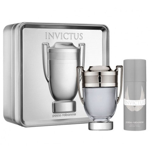 Paco Rabanne Invictus Gift Set EDT 100 ml and Invictus deospray 150 ml