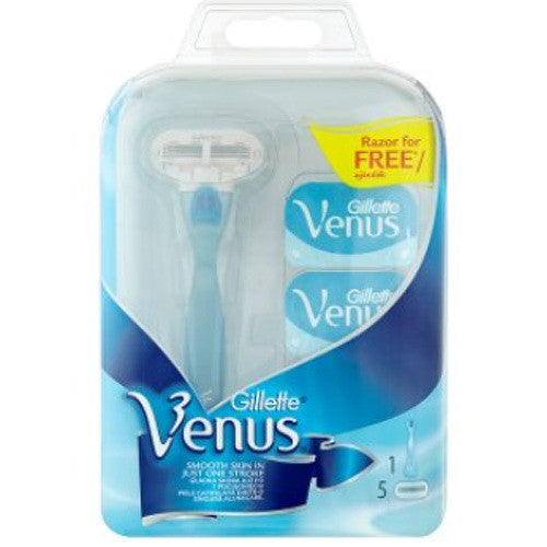 Gillette Venus - sieviešu skuveklis + 5 maiņas galviņas Sievietēm