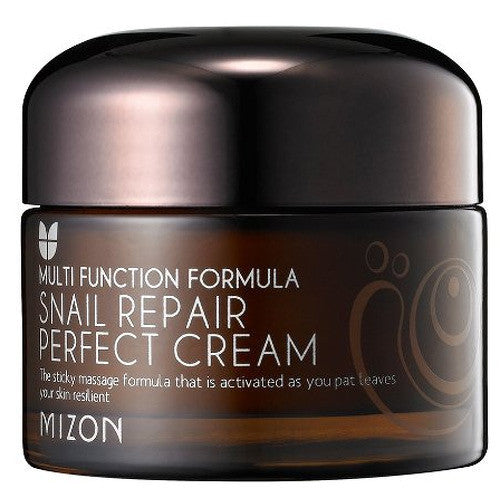 Mizon sejas krēms ar gliemežu sekrēta filtrātu 60% problemātiskai ādai (Snail Repair Perfect krēms) 50 ml Sievietēm