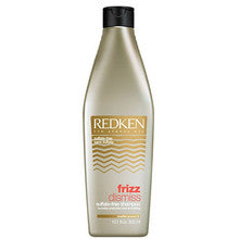 Redken „Frizz Dismiss“ šampūnas be sulfatų, skirtas apsaugoti nuo drėgmės ir amp; Išlyginimas 300ml