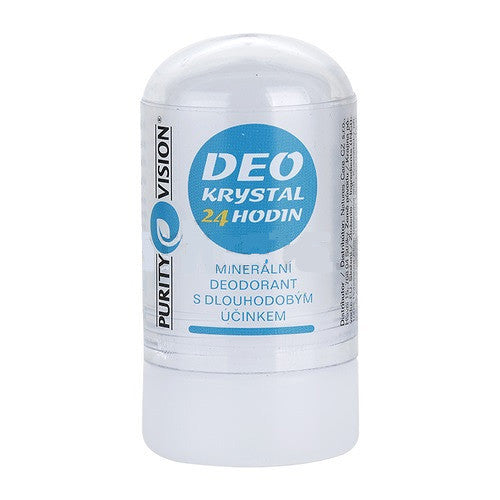 Purity Vision minerālu kristālu dezodorants 24h (120ml) sievietēm