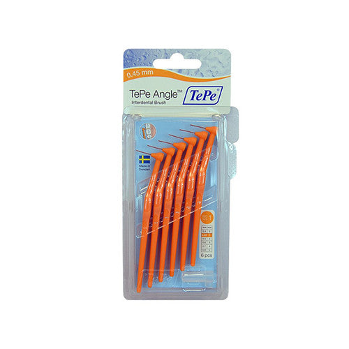 TePe leņķveida starpzobu birste (6 gab.) (6.0ks) (0.5 mm sarkana) Sievietēm