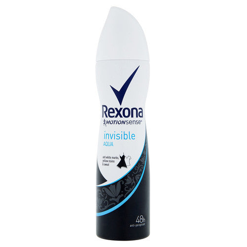 Rexona Motionsense Invisible Aqua antiperspirants – izsmidzināms pretsviedru līdzeklis (150ml) sievietēm