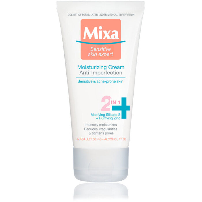 Mixa Sensitive Skin Expert mitrinošs krēms pret nepilnībām (50 ml) sievietēm
