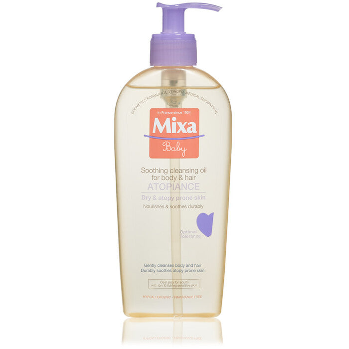 Mixa nomierinoša tīrīšanas eļļa ķermenim un matiem (250 ml) Unisex