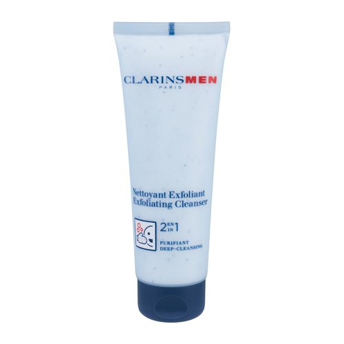 Clarins Meniu šveičiamasis valiklis 2in1 Peeling – valomoji pilingo emulsija 2in1 125ml