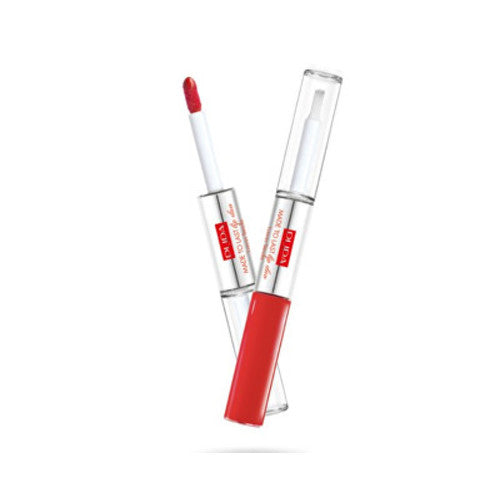 Pupa Long (šķidra lūpu krāsa) 2 x 4 ml 004 ģerānijas fuksija sievietēm