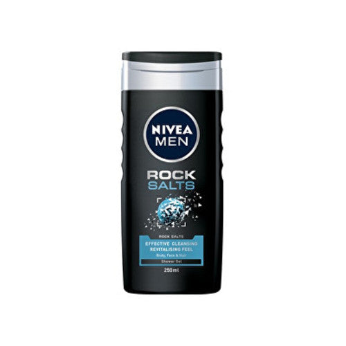 Nivea Male Rock Salt dušo želė 250 ml Vyrams