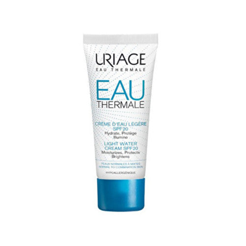 Uriage Lengvas drėkinamasis kremas SPF 20 Eau Thermale (Light Water Cream) 40 ml