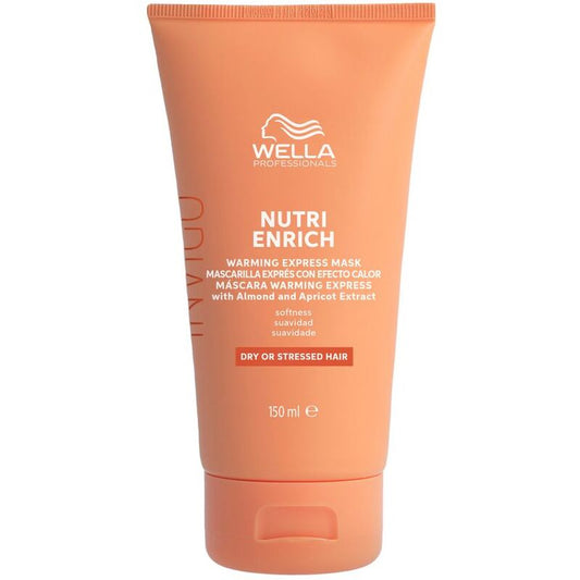 Wella Professional Savaime įkaistanti kaukė sausiems ir pažeistiems plaukams Invigo Nutri-Enrich (šildanti ekspreso kaukė) 150 ml