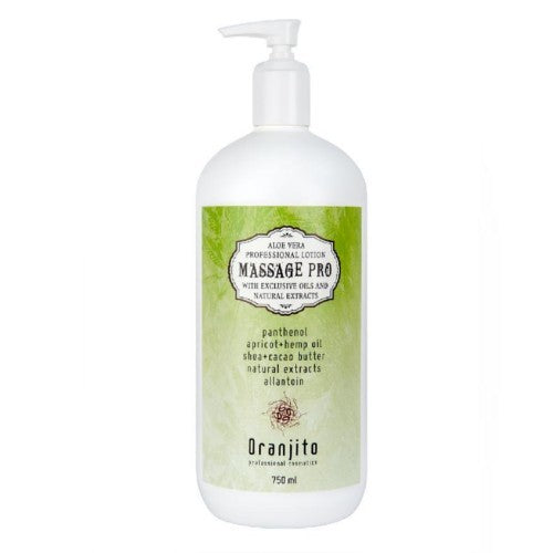 Oranjito masāžas pieniņš ar alveju (Massage Pro) 750 ml Unisex