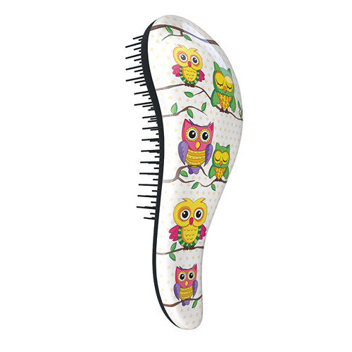 Dtangler Detangling The Mini Brush – kūdikio plaukų šepetys Owl (sova)