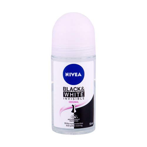 Nivea Nematomas juodai ir Baltas 48h antiperspirantas Clear – rutulinis antiperspirantas (50ml) Moterims