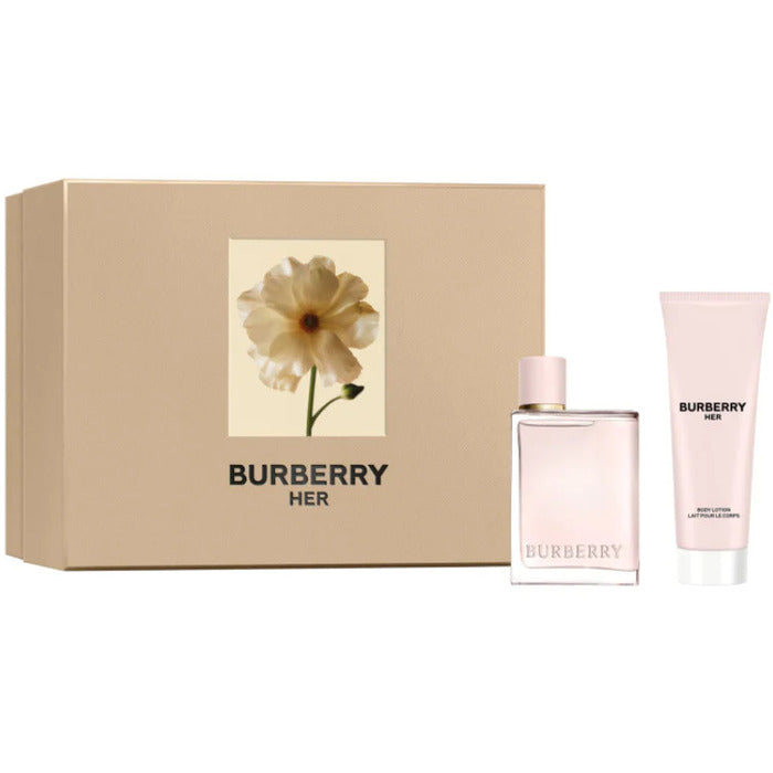 Burberry Her SET EDP 50 ml + kūno losjonas Her 75 ml