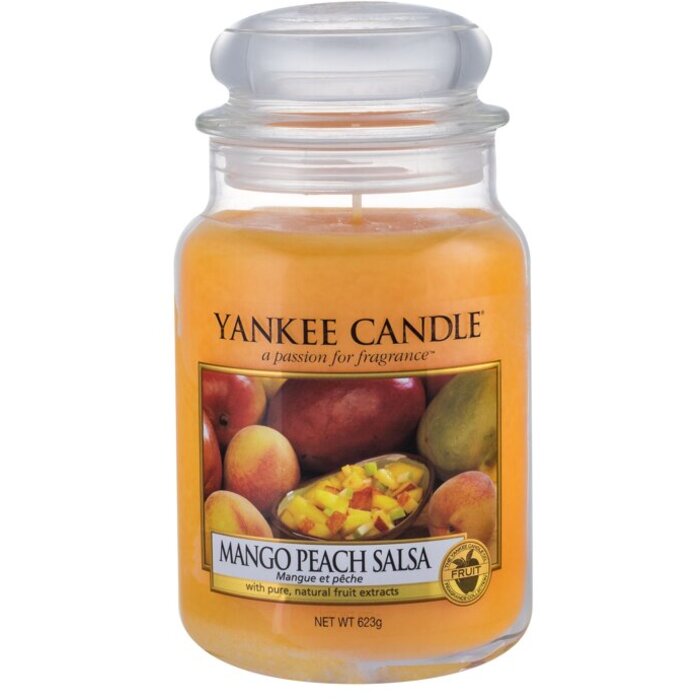 Yankee Candle Mango Peach Salsa Candle (mango un persiku) – aromātiskā svece 411.0g 411.0g