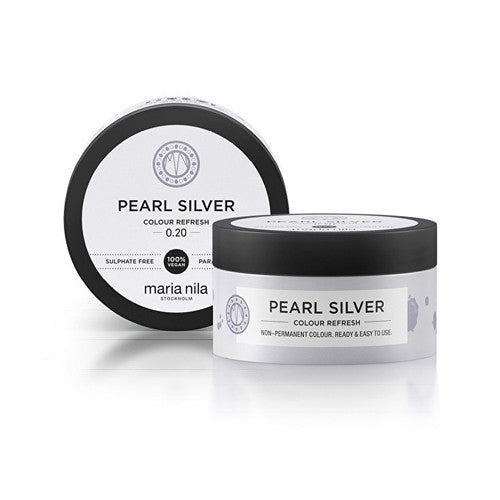 Maria Nila Puiki maitinamoji kaukė be nuolatinių spalvų pigmentų Pearl Silver ( Color Refresh Mask)