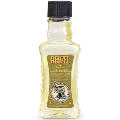 Reuzel „Trys viename“ arbatmedžio šampūnas – kondicionierius – kūno prausiklis – vyrų šampūnas „trys viename“ (1000ml) Vyrams