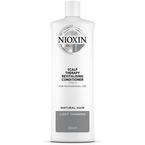 Nioxin System 1 kondicionieris – ādas atdzīvinātājs smalkiem, nedaudz plāniem dabīgiem matiem (1000 ml) Unisex