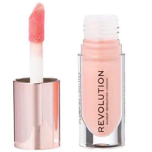 Makeup Revolution Pout Bomb kuplinošs lūpu spīdums - lūpu spīdums 4,6 ml (glazūra) sievietēm