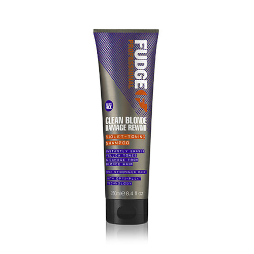 Fudge Clean Blonde Damage Rewind Violet Toning Šampūnas – purpurinis tonizuojantis šampūnas šviesiems ir paryškintiems plaukams