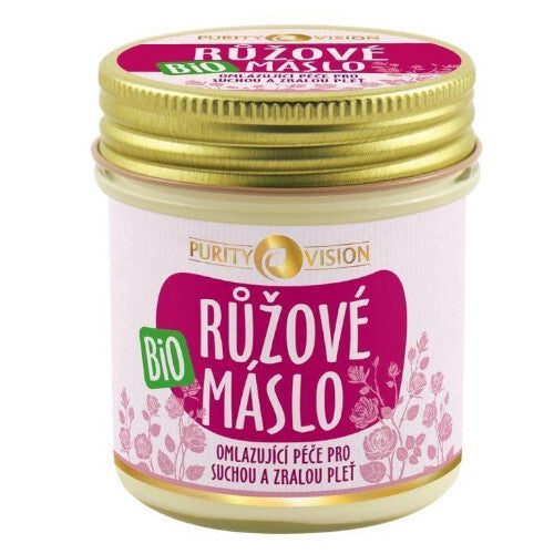 Purity Vision organiskais rožu sviests (120 ml) sievietēm