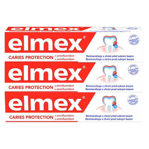 Elmex dantų pasta nuo ėduonies (3 x 75 ml) - Dantų pasta