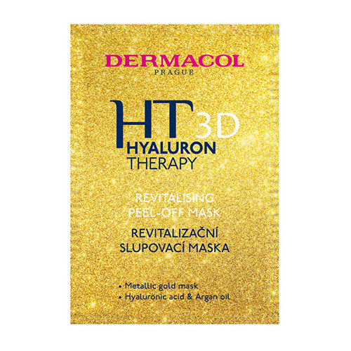 Dermacol Hyaluron Therapy 3D Revitalizing Peel-Off Mask - Atgaivinanti šveičiamoji kaukė (15ml) Moterims