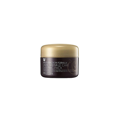 Mizon Snail Wrinkle Care Sleeping Pack - Atjaunojoša nakts sejas maska ar gliemežu sekrēta filtrātu 50% ādas atjaunošanai un barošanai (80ml) Sievietēm
