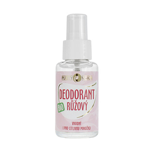 Purity Vision Organic rozā dezodorants (50ml) sievietēm