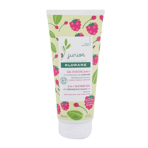 Klorane Junior Raspberry dušo želė – dušo želė (200ml) Moterims