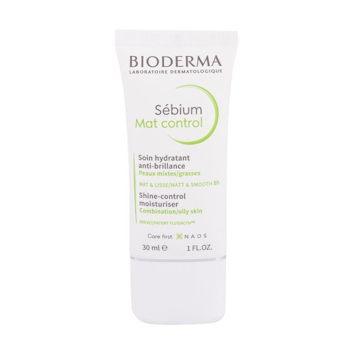 Bioderma Sébium Mat Control Moisturizer – viegls mitrinātājs pret ādas spīdumu un paplašinātām porām (30ml) Sievietēm