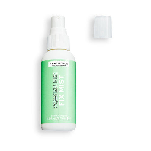 Makeup Revolution Power Fix Mist – ilgstoši fiksējošs aerosols un tonālais krēms 50ml Sievietēm