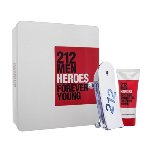 Carolina Herrera 212 Men Heroes dovanų rinkinys EDT 90 ml ir dušo gelis 100 ml