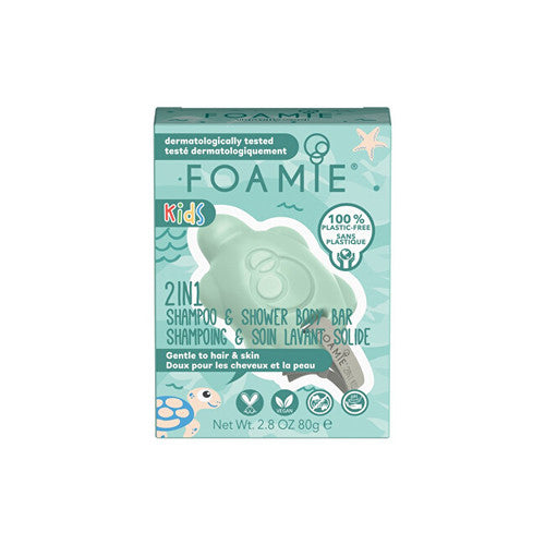 Foamie Šampūnas vaikams ir Dušo kūno juosta 2 viename ( mango ir kokoso ) (80.0g) Unisex