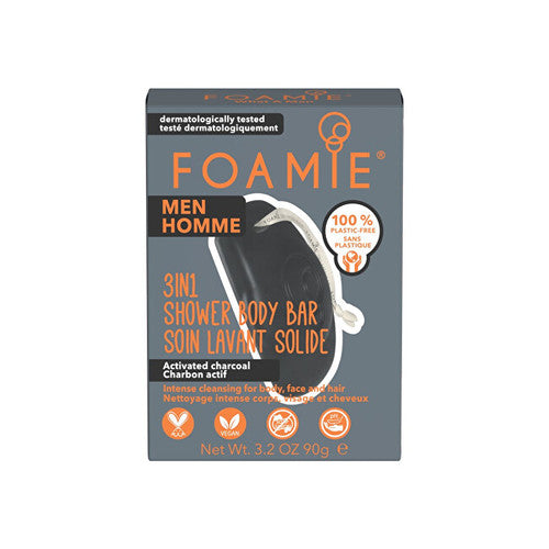 Foamie "What A Man Shower Body Bar" 3 vienā (90,0 g) vīriešiem