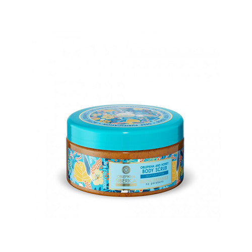 Natura Siberica Oblepikha and Honey ķermeņa skrubis (300 ml) sievietēm