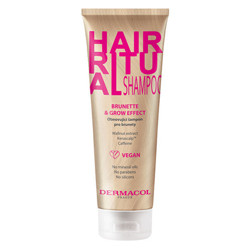 Dermacol Hair Ritual Brunette and Grow Effect šampūns (brūniem matiem) (250ml) sievietēm