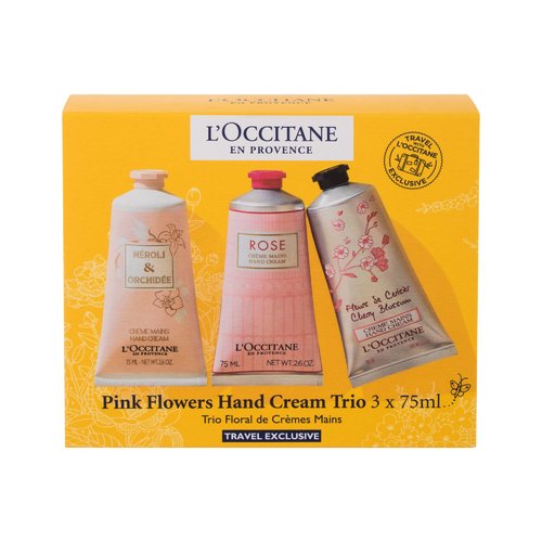 L´occitane rožu ziedu roku krēma trio komplekts (75 ml) sievietēm