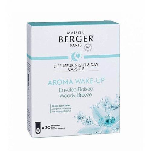 Maison Berger Paris Nakties ir dienos aromato pabudimo papildymas (Forest Breeze) – elektrinio difuzoriaus papildymas Moterims