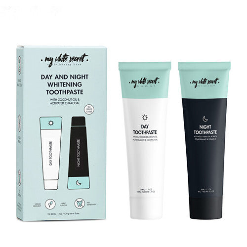 My White Secret dienas un nakts zobu pasta Duopack (50 ml) sievietēm