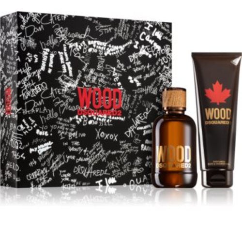Dsquared2 Green Wood dovanų rinkinys EDT 100 ml ir dušo želė 150 ml Vyrams