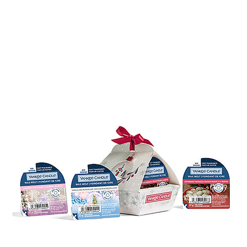 Yankee Cirle Snow Globe Wonderlir kvapus vaško dovanų rinkinys