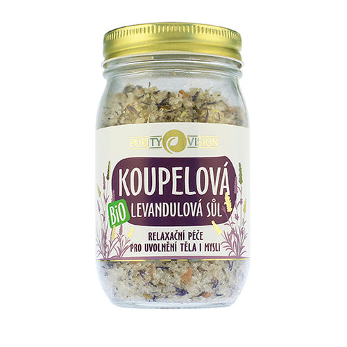 Purity Vision organiskā lavandas vannas sāls (400.0g) Unisex