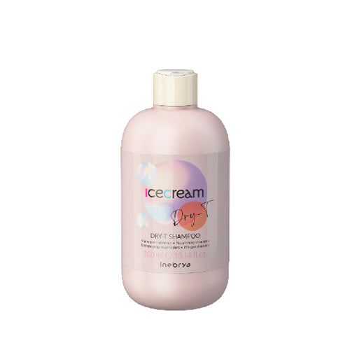 Inebrya Ice Cream Dry-T šampūns (sausiem, sprogainiem un ķīmiski apstrādātiem matiem) (300 ml) sievietēm