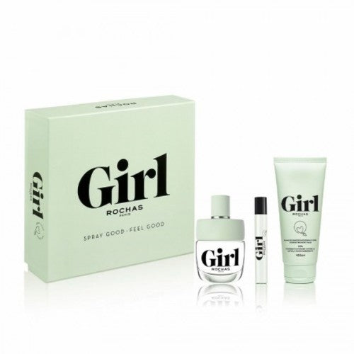 Rochas Girl dāvanu komplekts EDT 100 ml, ķermeņa losjons 100 ml un Miniature EDT 7,5 ml sievietēm