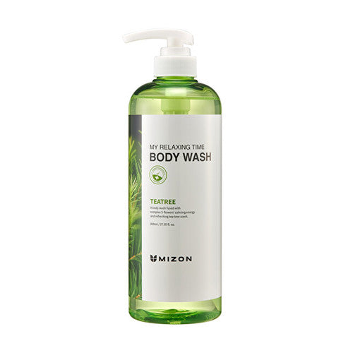 Mizon Teatree My Relaxing Time ķermeņa mazgāšanas līdzeklis (kairinātai un problemātiskai ādai) (800 ml) sievietēm