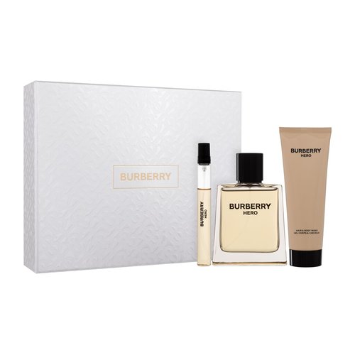 Burberry Hero dovanų rinkinys EDT Kvepalai 100 ml, dušo gelis 75 ml ir mini EDT Kvepalai 10 ml Vyrams